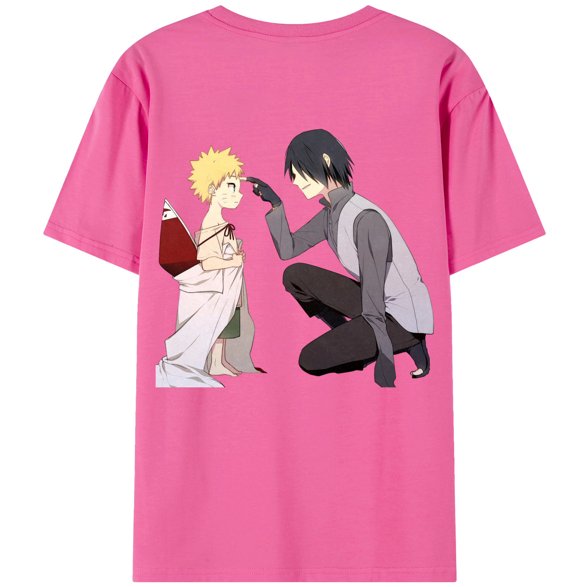 （画像用） NARUTO -ナルト- うちは サスケ Uchiha Sasuke レディース半袖Tシャツ(バックプリント)